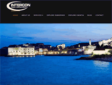 Tablet Screenshot of intercon.hr